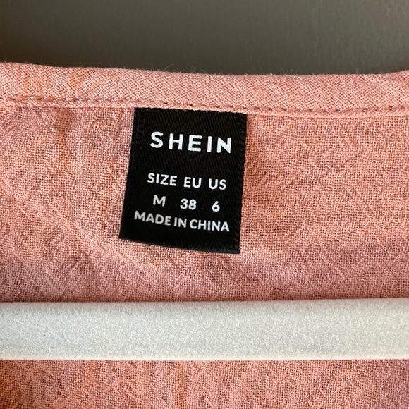 Pink Boho Ruffle Dress - Picture 2 of 2